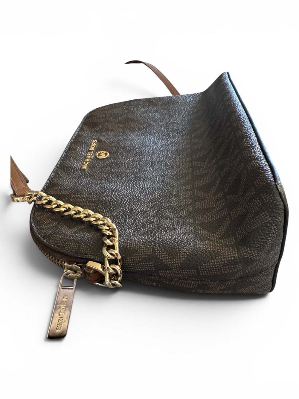 Michael Kors Signature Logo Brown Dome
Crossbody Shoulder Bag Monogram - Picture 7 of 15
